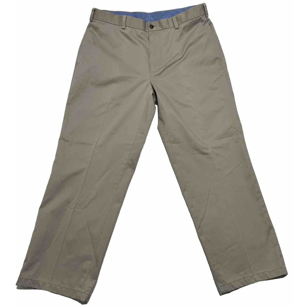 Brooks Brothers Lightweight Advantage Chino Pants Beige Men's Size 35x30 (27.5)